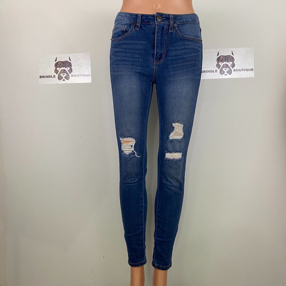 Aeropostale High Waisted Ankle Jeggings size 2 ( excellent )‎
